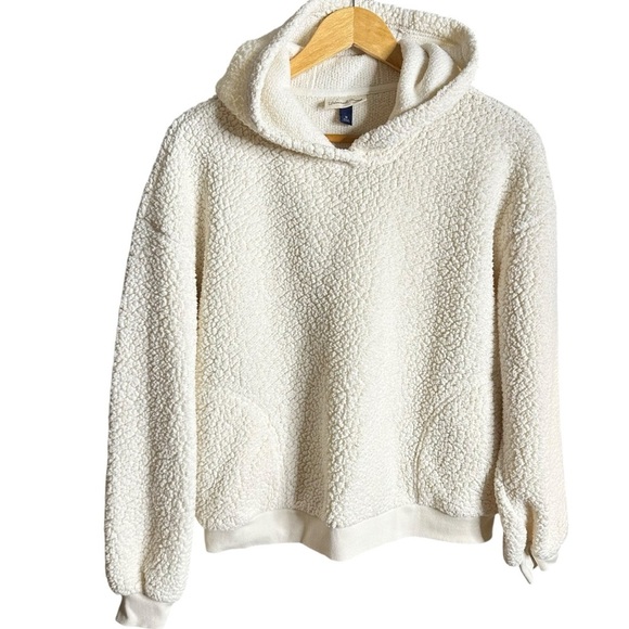 5 for $40 SALE! Universal Threads Sherpa Beige Two Pocket Hoodie sz L - Picture 1 of 9